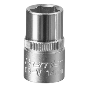 Sealey S1214 Premier Socket 1/2"Sq Drive 14mm