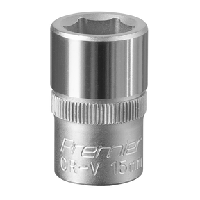Sealey S1215 Premier Socket 1/2"Sq Drive 15mm