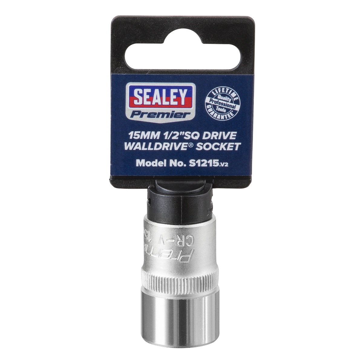 Sealey S1215 Premier Socket 1/2"Sq Drive 15mm - additional view 2