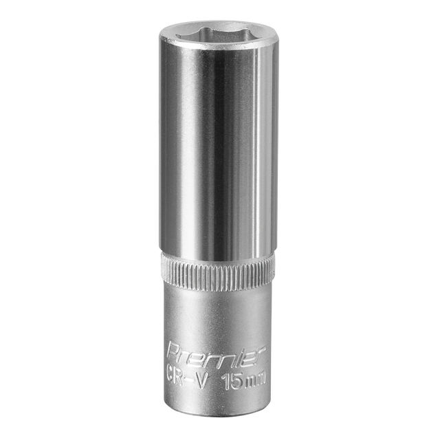 Sealey S1215D Premier Deep Socket 1/2"Sq Drive 15mm