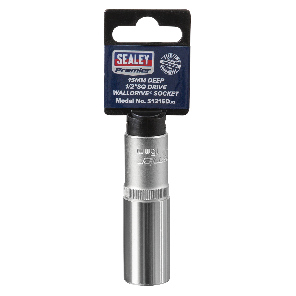 Sealey S1215D Premier Deep Socket 1/2"Sq Drive 15mm - additional view 5