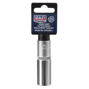 Sealey S1215D Premier Deep Socket 1/2"Sq Drive 15mm - additional view 5