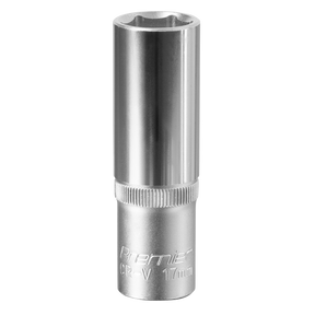 Sealey S1217D Premier Deep Socket 1/2"Sq Drive 17mm