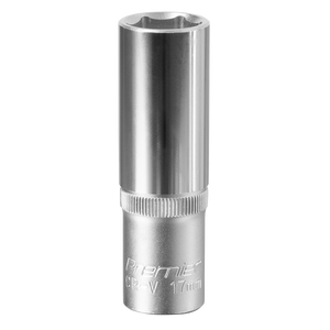 Sealey S1217D Premier Deep Socket 1/2"Sq Drive 17mm