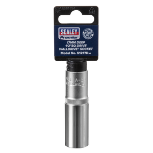 Sealey S1217D Premier Deep Socket 1/2"Sq Drive 17mm - additional view 6