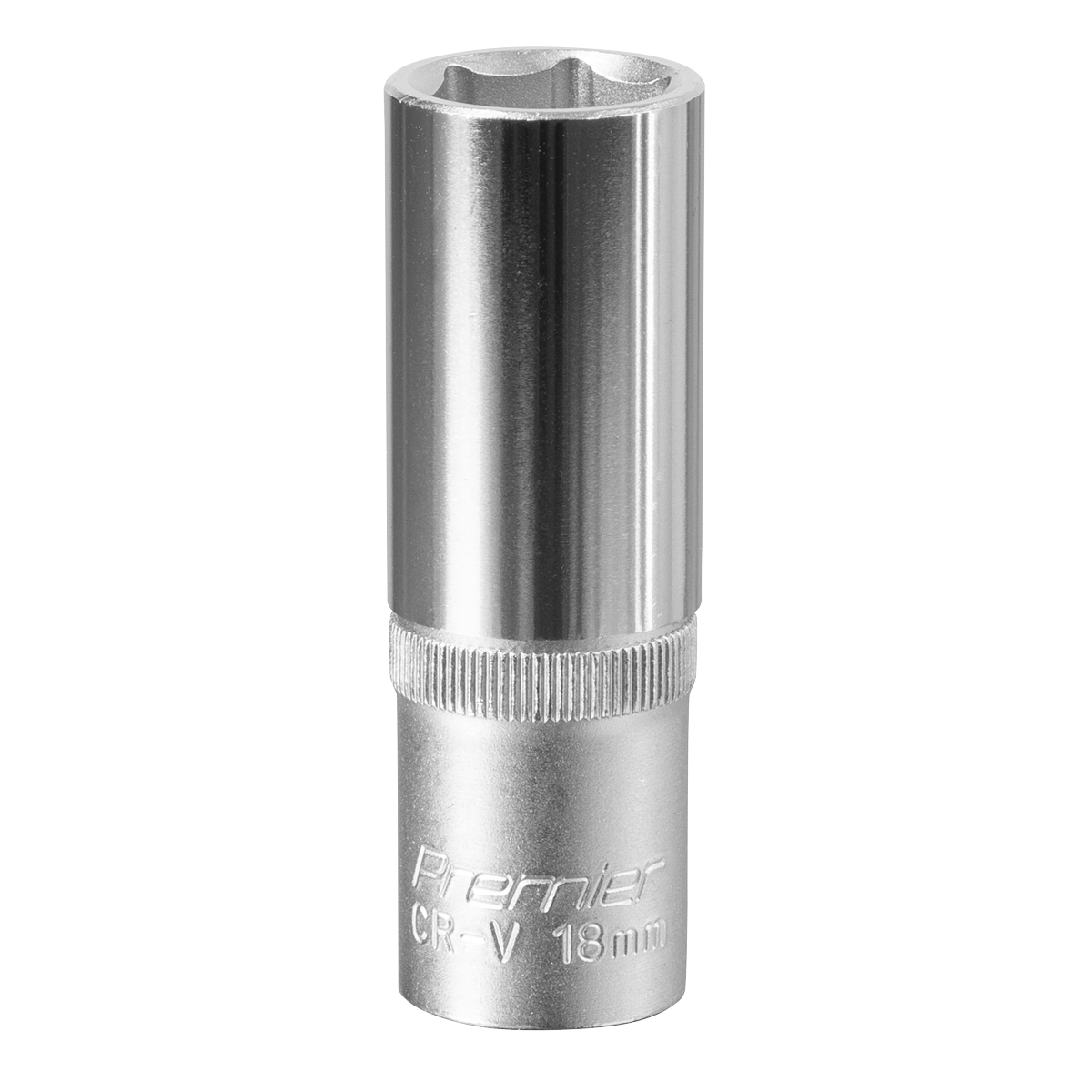 Sealey S1218D Premier Deep Socket 1/2"Sq Drive 18mm