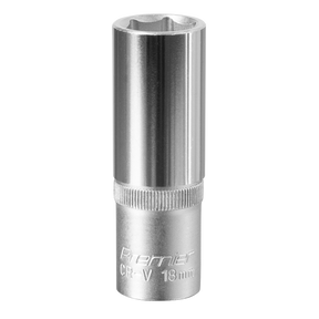 Sealey S1218D Premier Deep Socket 1/2"Sq Drive 18mm