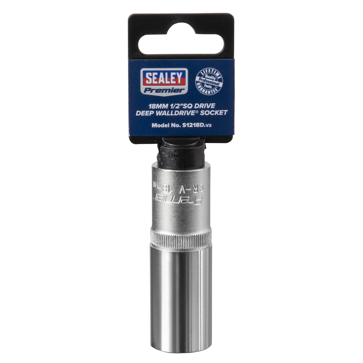 Sealey S1218D Premier Deep Socket 1/2"Sq Drive 18mm - additional view 7