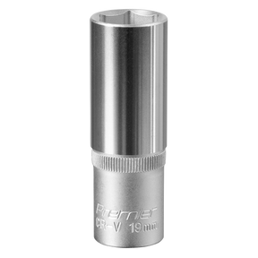 Sealey S1219D Premier Deep Socket 1/2"Sq Drive 19mm