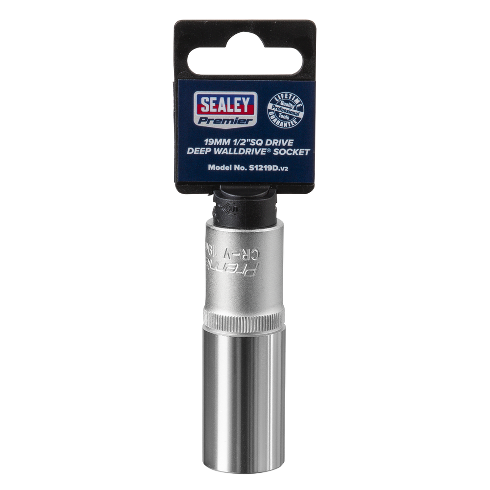 Sealey S1219D Premier Deep Socket 1/2"Sq Drive 19mm - additional view 6