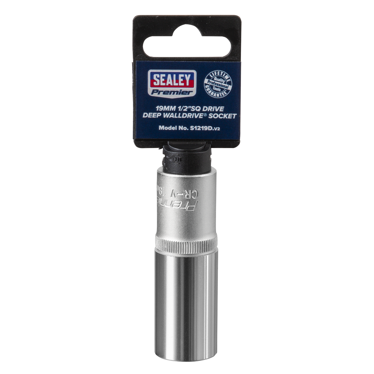 Sealey S1219D Premier Deep Socket 1/2"Sq Drive 19mm - additional view 6