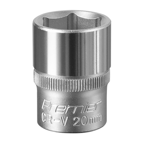 Sealey S1220 Premier Socket 1/2"Sq Drive 20mm