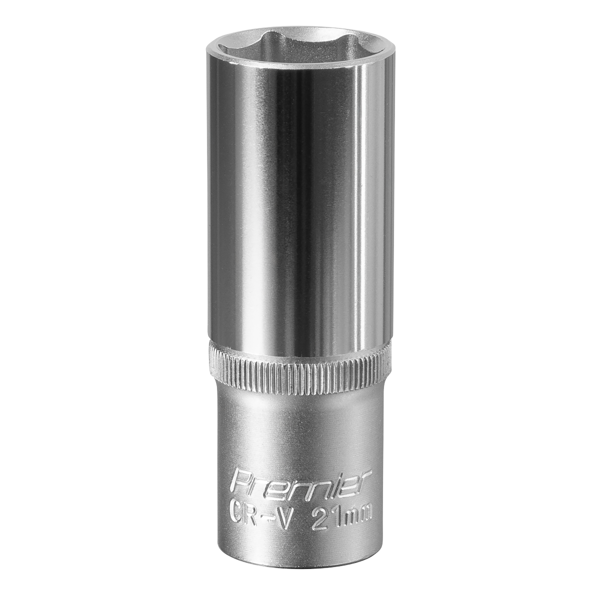 Sealey S1221D Premier Deep Socket 1/2"Sq Drive 21mm