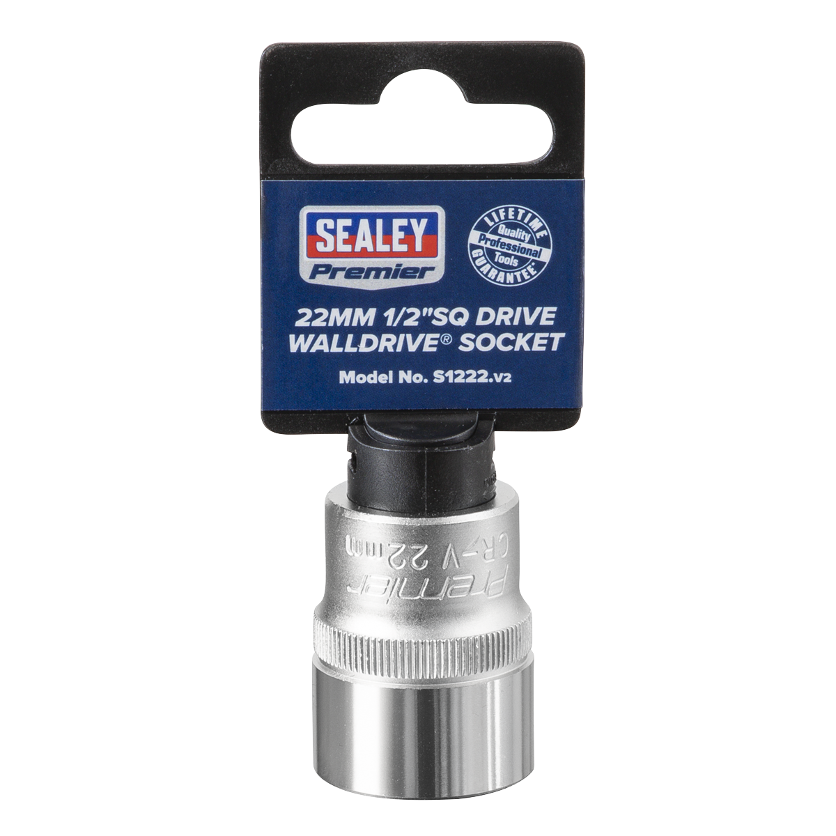 Sealey S1222 Premier Socket 1/2"Sq Drive 22mm - additional view 9