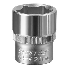 Sealey S1223 Premier Socket 1/2"Sq Drive 23mm