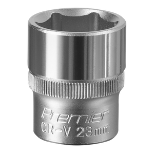 Sealey S1223 Premier Socket 1/2"Sq Drive 23mm