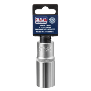 Sealey S1224D Premier Deep Socket 1/2"Sq Drive 24mm - additional view 2