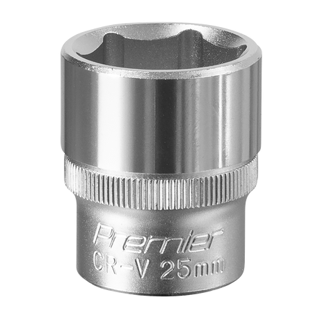 Sealey S1225 Premier Socket 1/2"Sq Drive 25mm
