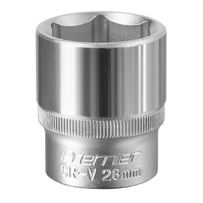 Sealey S1228 Socket 1/2"Sq Drive 28mm