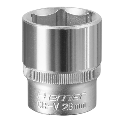 Sealey S1228 Socket 1/2"Sq Drive 28mm