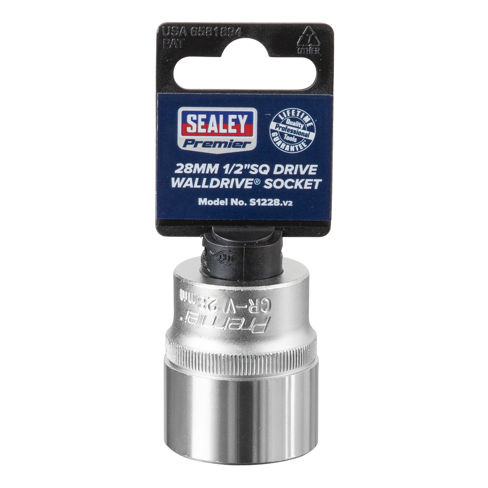 Sealey S1228 Socket 1/2"Sq Drive 28mm - additional view 4
