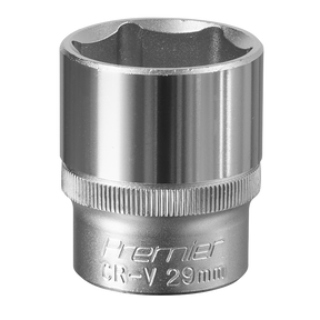 Sealey S1229 Premier Socket 1/2"Sq Drive 29mm