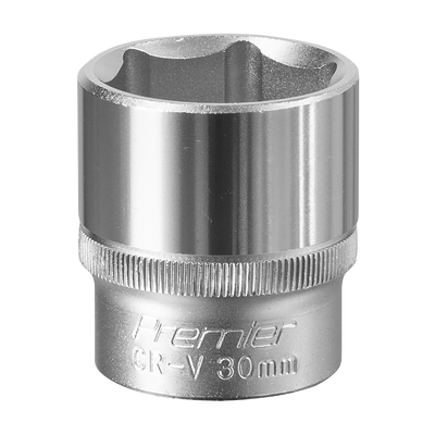 Sealey S1230 Premier Socket 1/2"Sq Drive 30mm