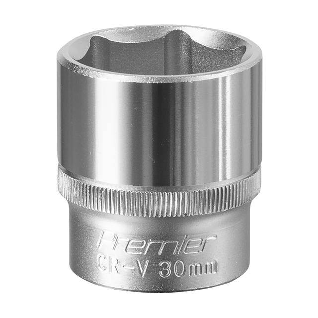 Sealey S1230 Premier Socket 1/2"Sq Drive 30mm