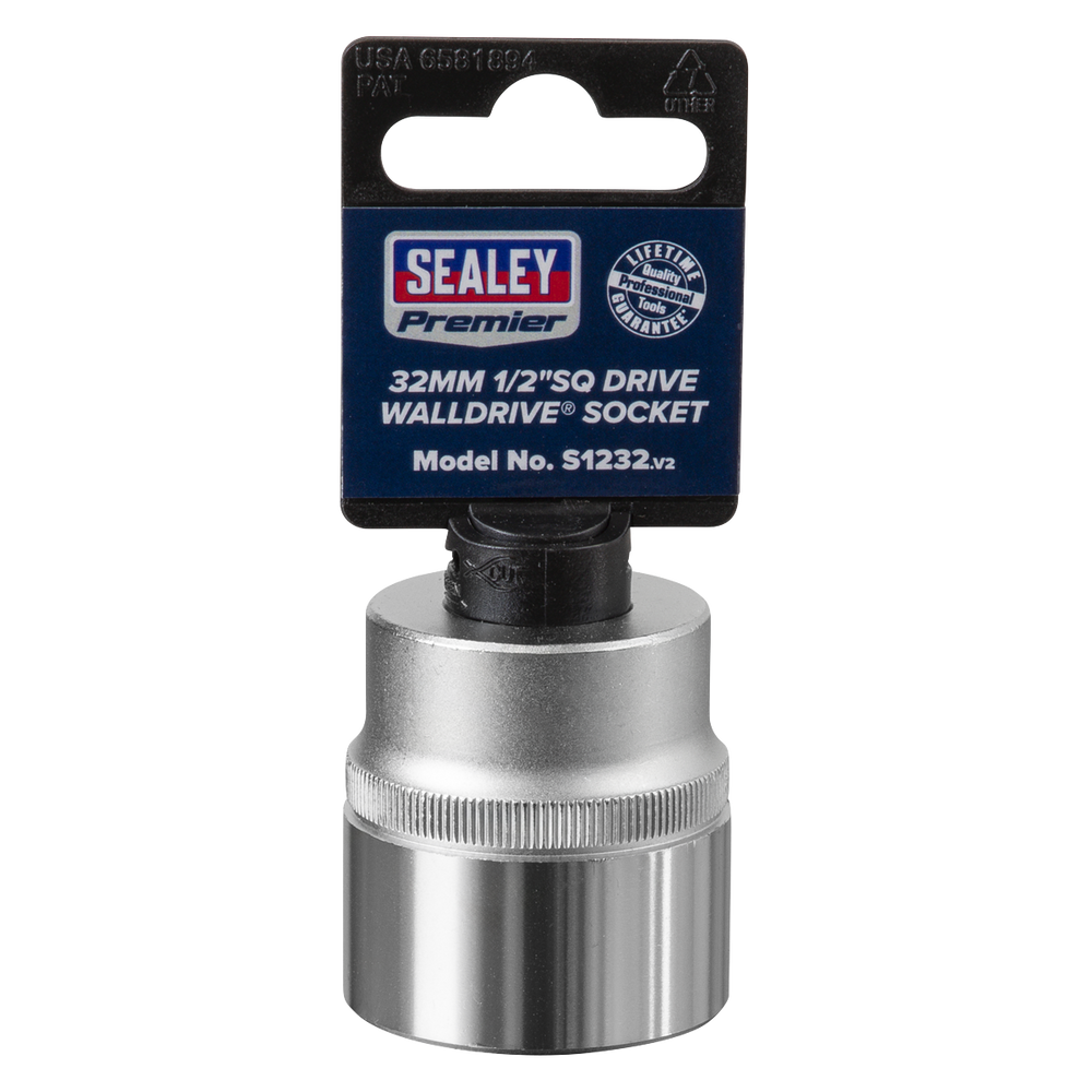 Sealey S1232 Premier Socket 1/2"Sq Drive 32mm - additional view 5