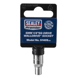 Sealey S1405 Premier Socket 1/4"Sq Drive 5mm - additional view 6