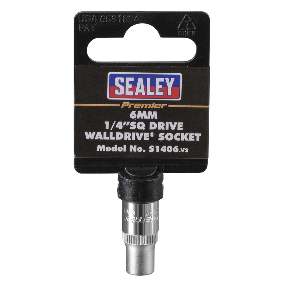 Sealey S1406 Premier Socket 1/4"Sq Drive 6mm - additional view 5