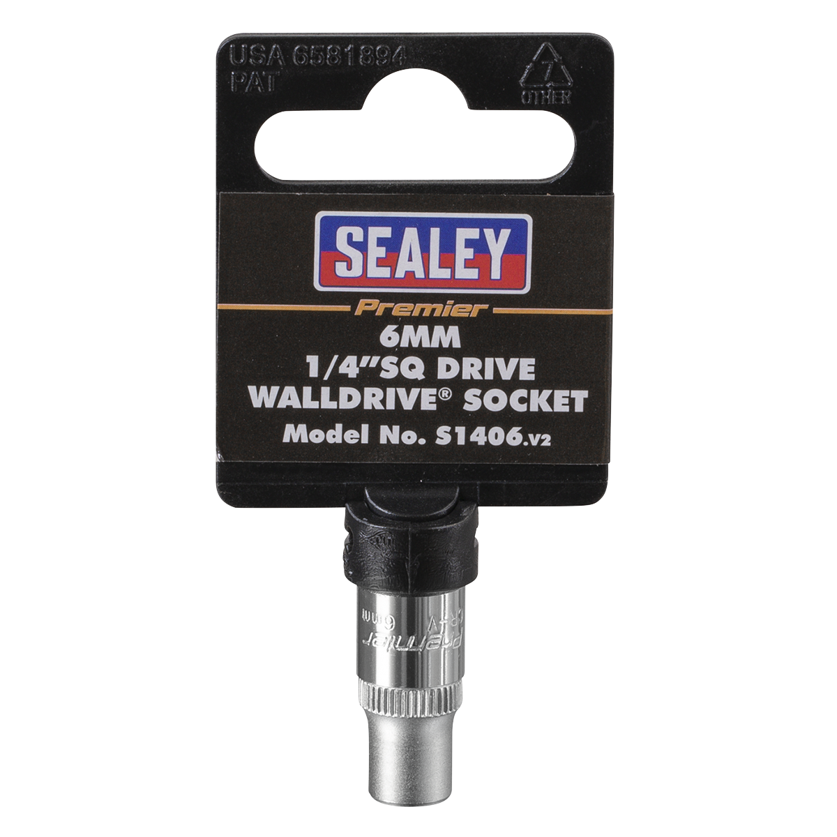 Sealey S1406 Premier Socket 1/4"Sq Drive 6mm - additional view 5