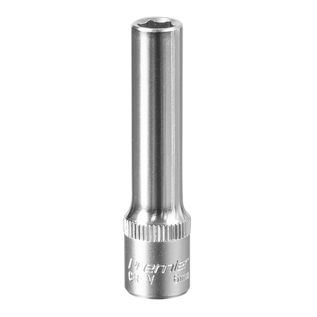 Sealey S1406D Premier Deep Socket 1/4"Sq Drive 6mm