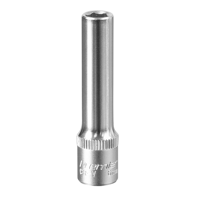 Sealey S1406D Premier Deep Socket 1/4"Sq Drive 6mm