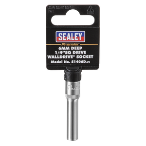 Sealey S1406D Premier Deep Socket 1/4"Sq Drive 6mm - additional view 9