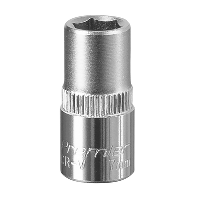 Sealey S1407 Premier Socket 1/4"Sq Drive 7mm