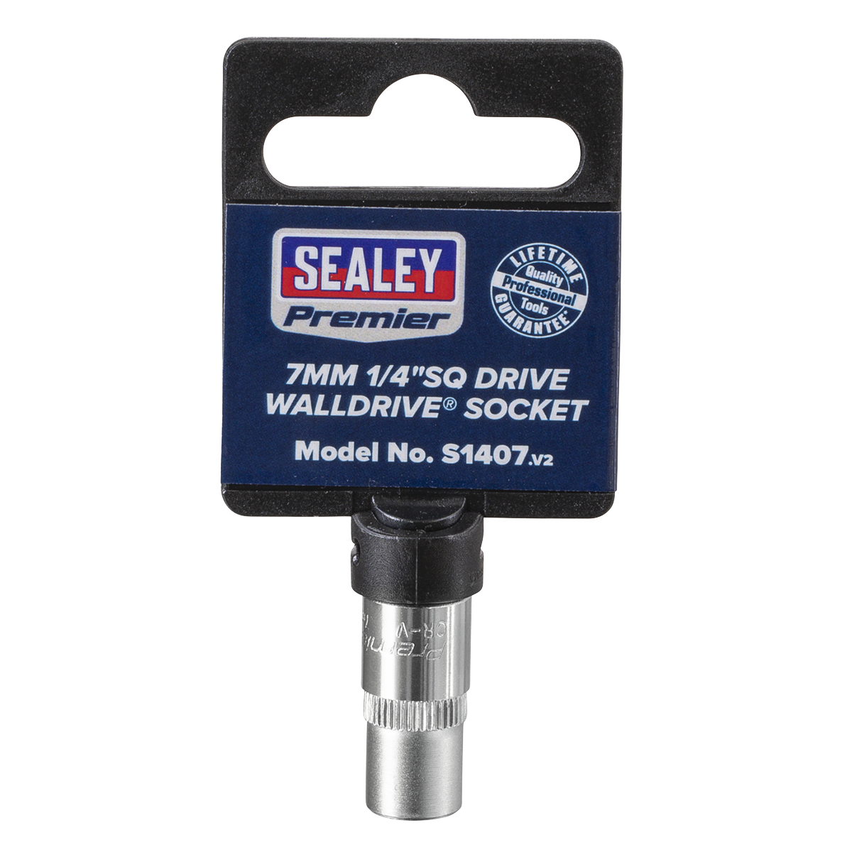 Sealey S1407 Premier Socket 1/4"Sq Drive 7mm - additional view 6