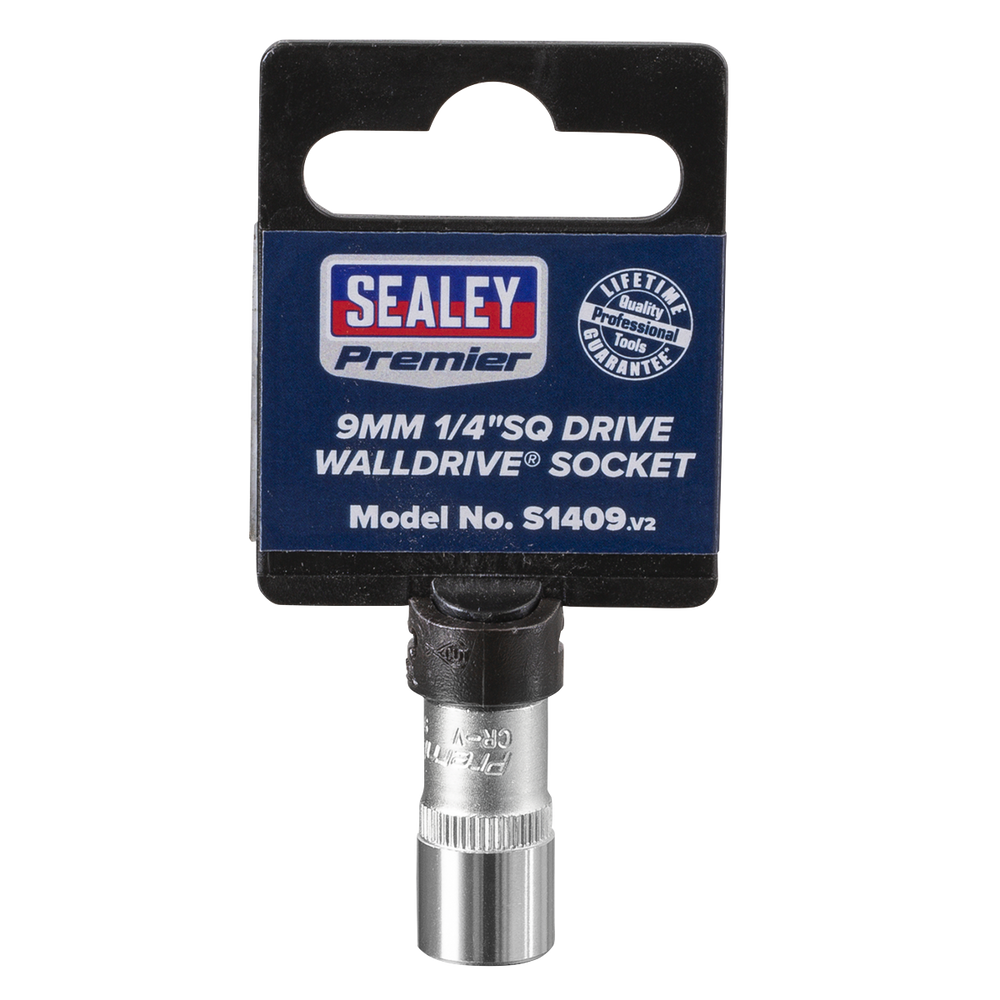Sealey S1409 Premier Socket 1/4"Sq Drive 9mm - additional view 4