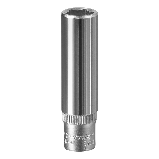 Sealey S1409D Premier Deep Socket 1/4"Sq Drive 9mm