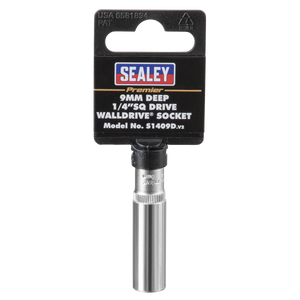 Sealey S1409D Premier Deep Socket 1/4"Sq Drive 9mm - additional view 7