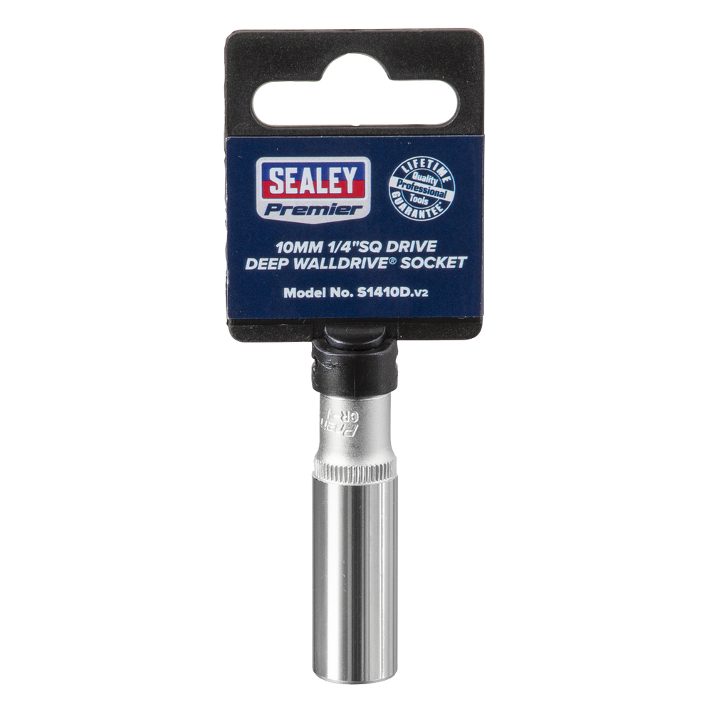 Sealey S1410D Premier Deep Socket 1/4"Sq Drive 10mm - additional view 5