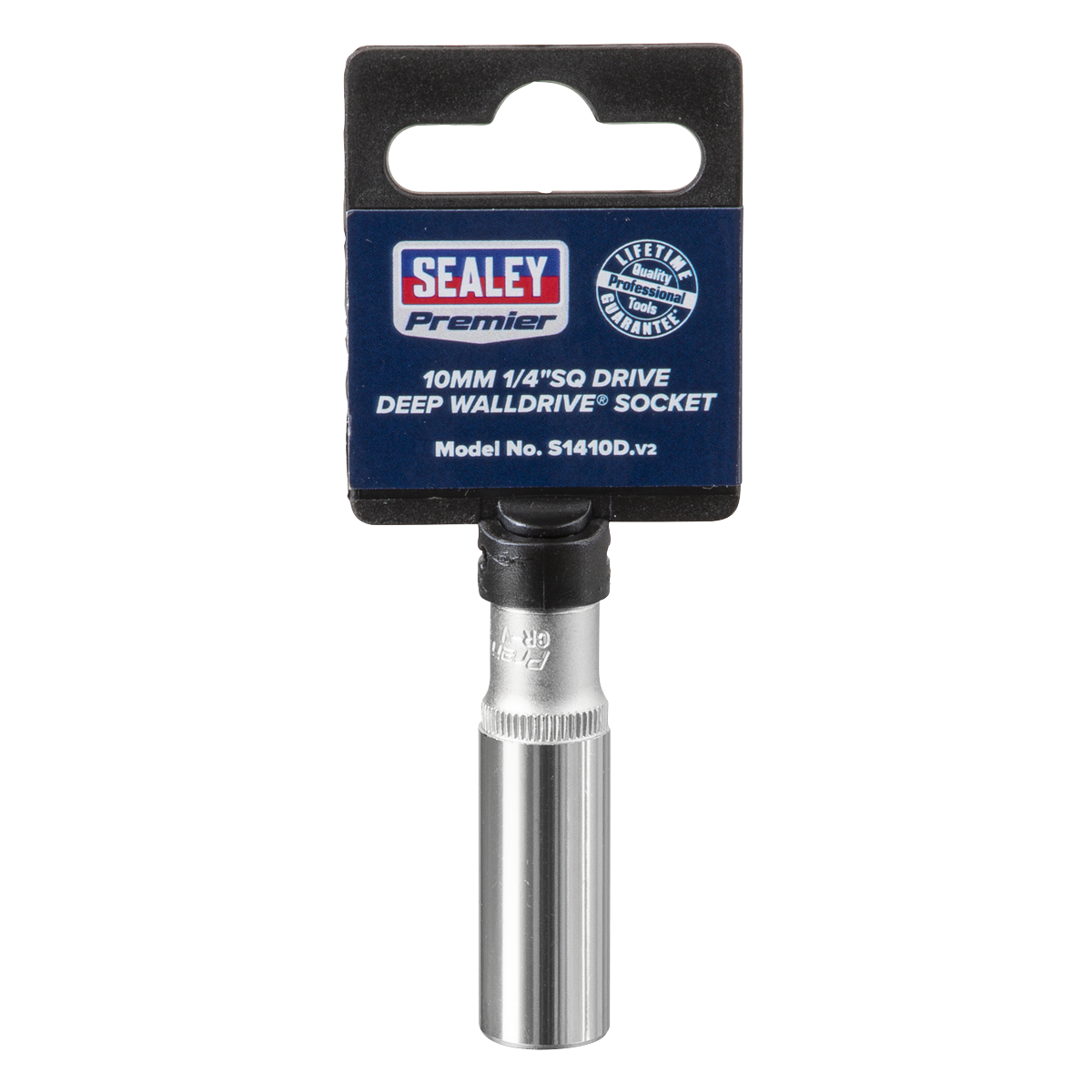 Sealey S1410D Premier Deep Socket 1/4"Sq Drive 10mm - additional view 5