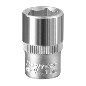 Sealey S1411 Premier Socket 1/4"Sq Drive 11mm