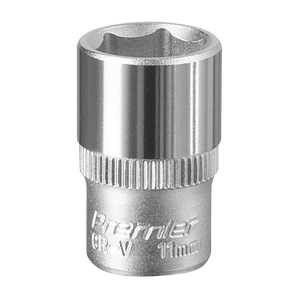 Sealey S1411 Premier Socket 1/4"Sq Drive 11mm