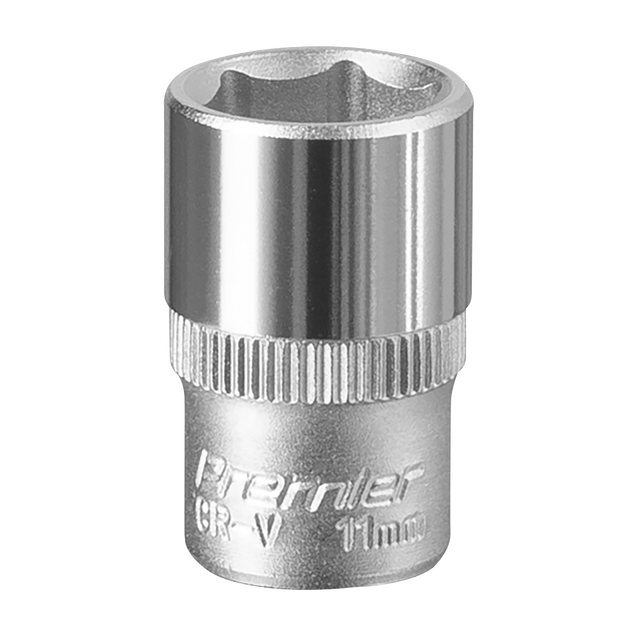 Sealey S1411 Premier Socket 1/4"Sq Drive 11mm