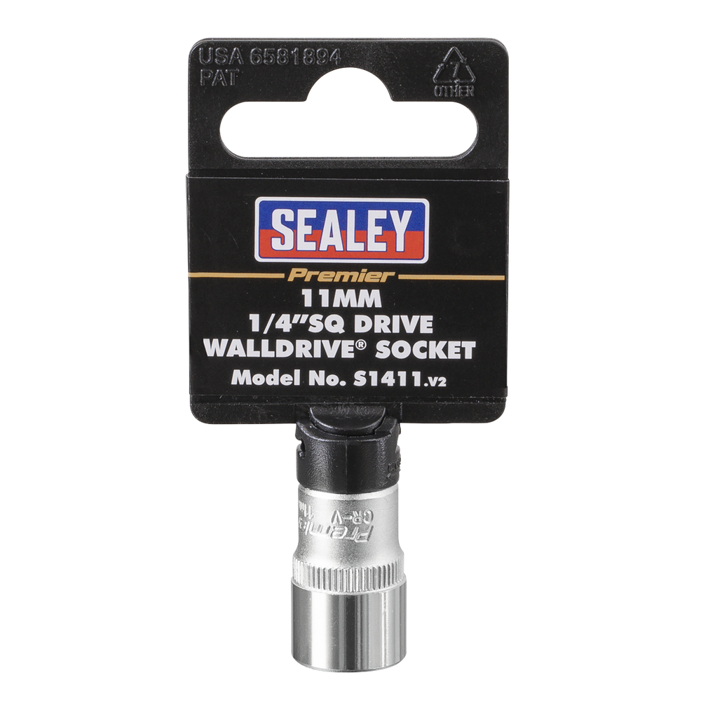 Sealey S1411 Premier Socket 1/4"Sq Drive 11mm - additional view 6