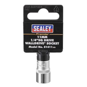 Sealey S1411 Premier Socket 1/4"Sq Drive 11mm - additional view 6