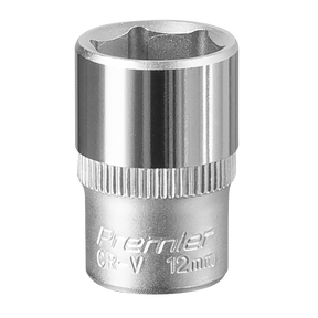 Sealey S1412 Premier Socket 1/4"Sq Drive 12mm