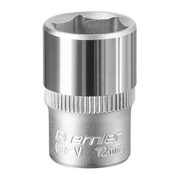 Sealey S1412 Premier Socket 1/4"Sq Drive 12mm