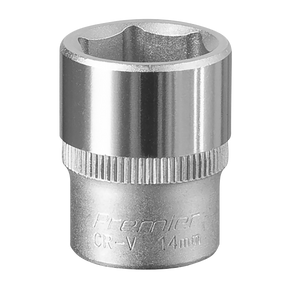 Sealey S1414 Premier Socket 1/4"Sq Drive 14mm